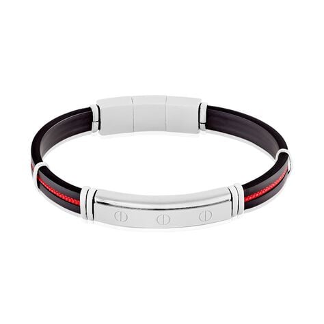 Bracelet Jourdan Magnus Caoutchouc Bleu - Bracelets cordons Homme | Marc Orian