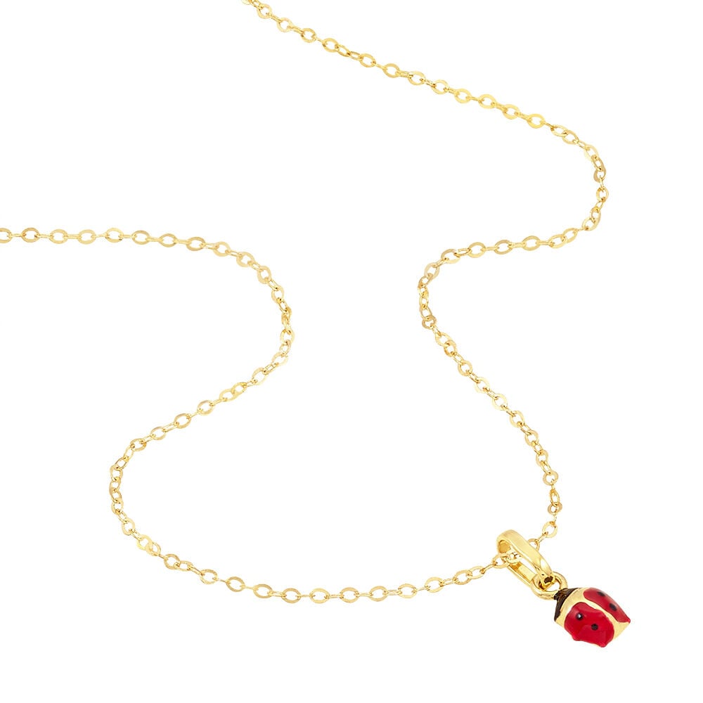 Collier Helidie Coccinelle Or Jaune - Colliers avec pierres Enfant | Marc Orian