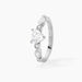 Bague Solitaire Sagan Argent Blanc Oxyde De Zirconium - Bijoux fantaisie Femme | Marc Orian