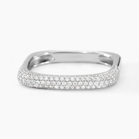 Bague Sattya Argent Blanc Oxyde De Zirconium - Bijoux fantaisie Femme | Marc Orian