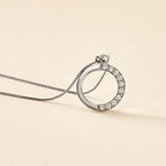 Collier K&eacute;a Argent Blanc Oxyde De Zirconium - Colliers avec pierres Femme | Marc Orian