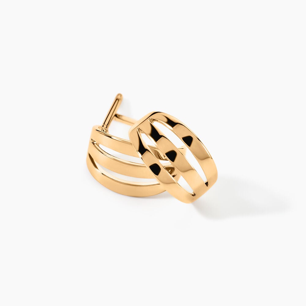 Cr&eacute;oles Dally Plaqu&eacute; Or Jaune - Cr&eacute;oles Femme | Marc Orian