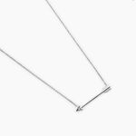Collier Cupidon Or Blanc Diamant - Colliers avec pierres Femme | Marc Orian
