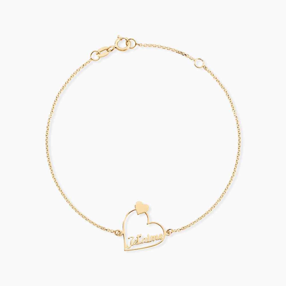 Bracelet Or Jaune Aulna - Bracelets cha&icirc;nes Femme | Marc Orian