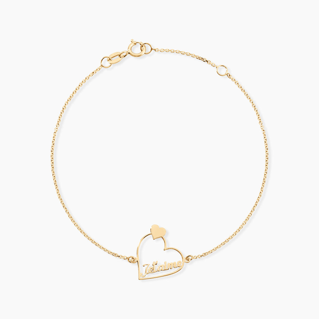 Bracelet Or Jaune Aulna - Bracelets cha&icirc;nes Femme | Marc Orian