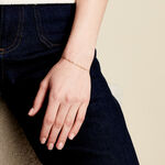 Bracelet Or Jaune Mercy Oxyde De Zirconium - Bracelets cha&icirc;nes Femme | Marc Orian