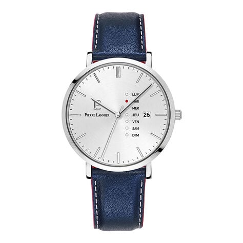 Montre Pierre Lannier Data Argenté - Montres étanches Homme | Marc Orian