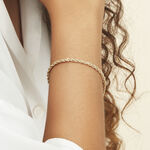 Bracelet Jerryenne Maille Corde Et Venitienne Or Bicolore - Bracelets mailles Femme | Marc Orian