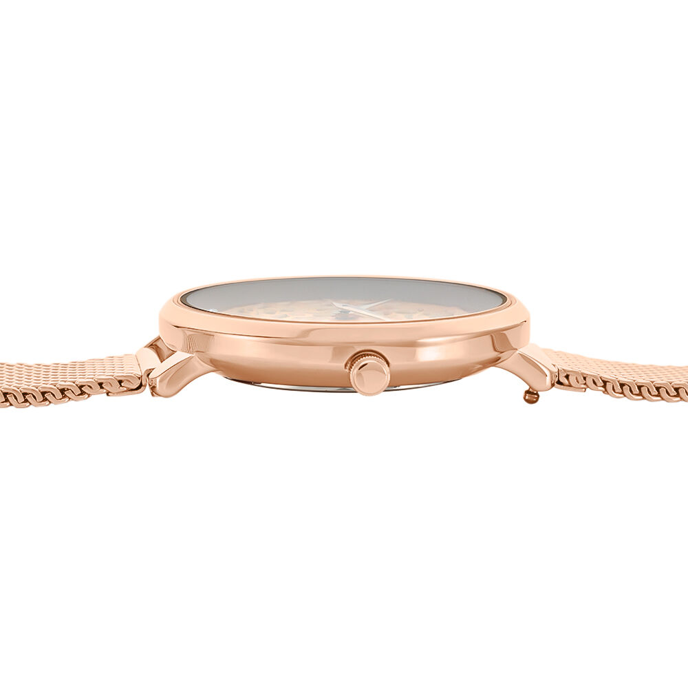 Montre Pierre Lannier Eolia Doré Rose - Montres étanches Femme | Marc Orian