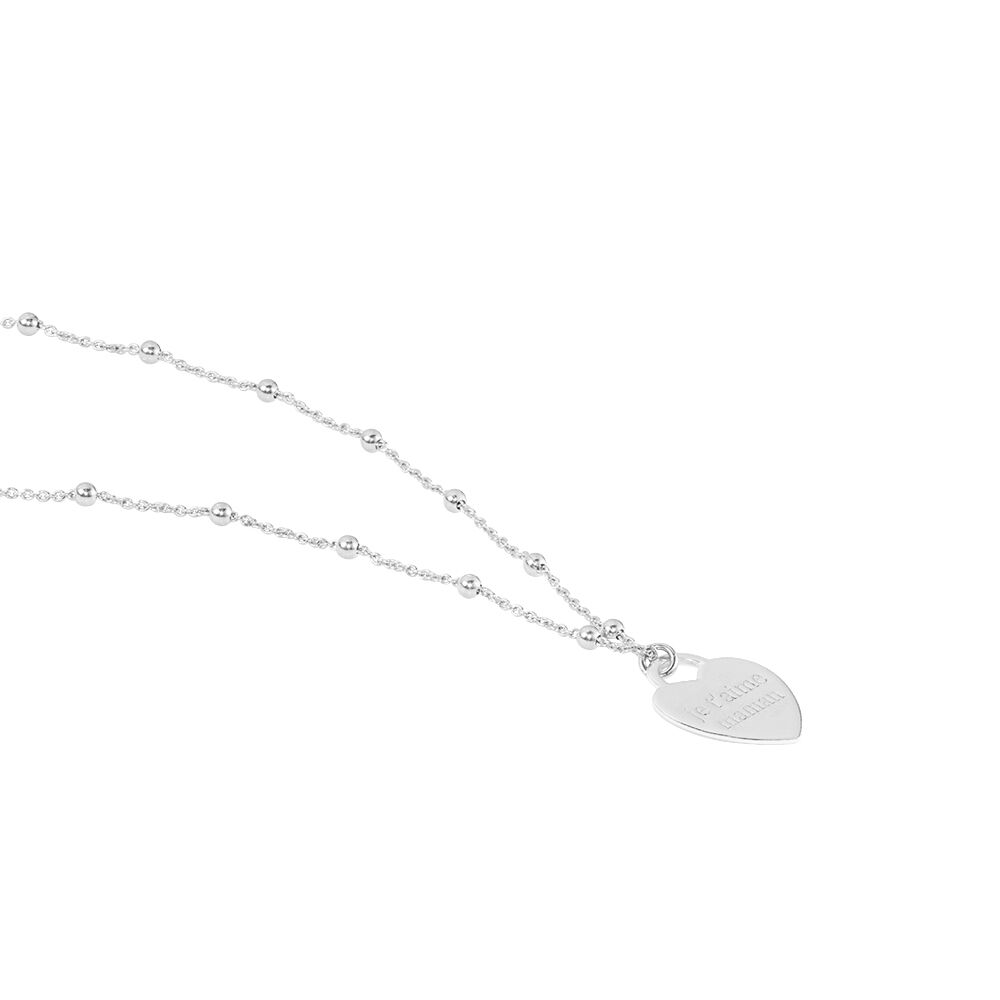 Collier Argent Blanc Laurentin - Colliers fantaisie Femme | Marc Orian