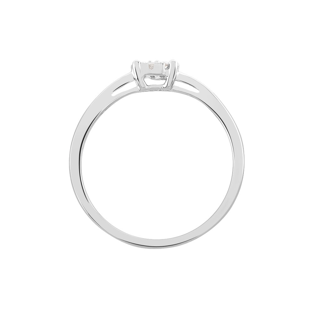 Bague Or Blanc Adeline Diamants - Parures de mariage Femme | Marc Orian