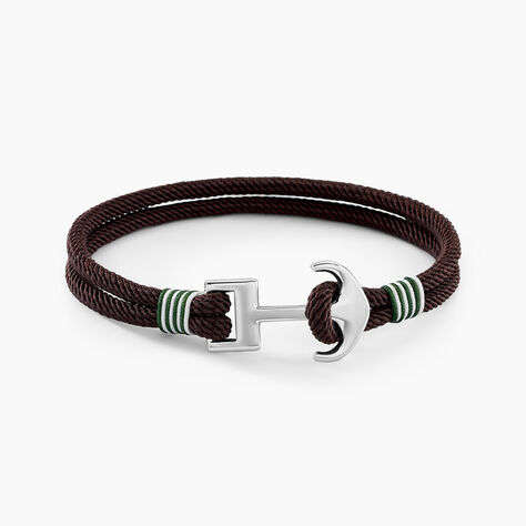 Bracelet Malo Acier Blanc - Bracelets cordons Homme | Marc Orian