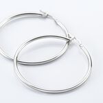 Cr&eacute;oles Or Blanc Rond - Cr&eacute;oles Femme | Marc Orian