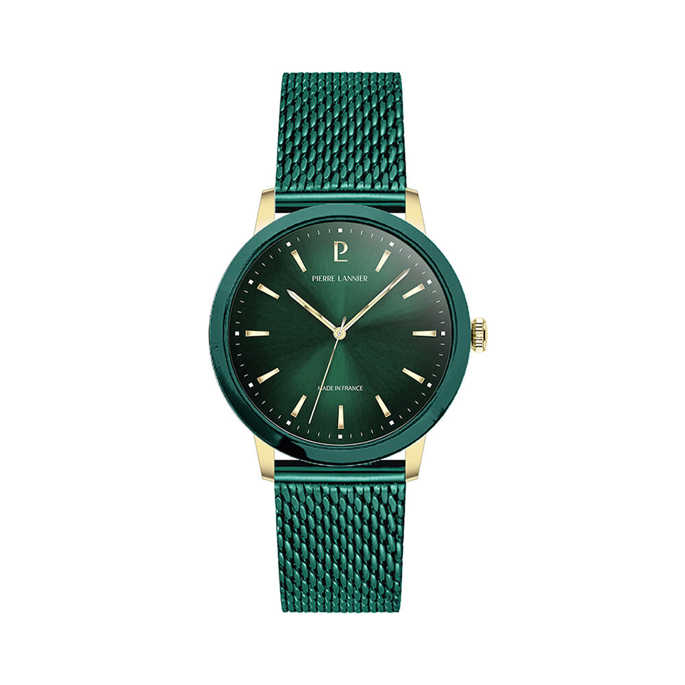 Montre Pierre Lannier Lannier Interval Vert - Montres &eacute;tanches Homme | Marc Orian