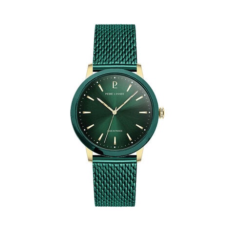 Montre Pierre Lannier Lannier Interval Vert - Montres &eacute;tanches Homme | Marc Orian