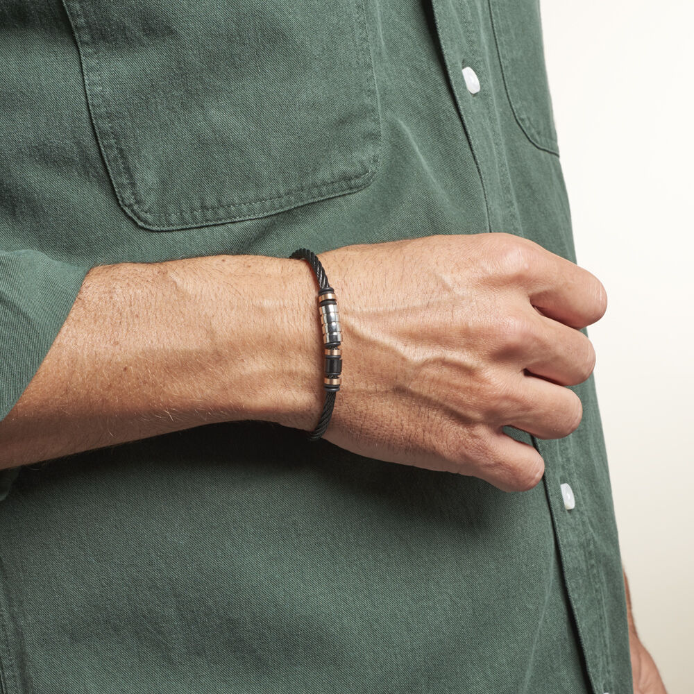 Bracelet Alexandre Acier Bicolore - Bracelets Homme | Marc Orian