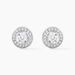Boucles D'oreilles Puces Marquise Argent Blanc Oxyde De Zirconium - Puces Femme | Marc Orian