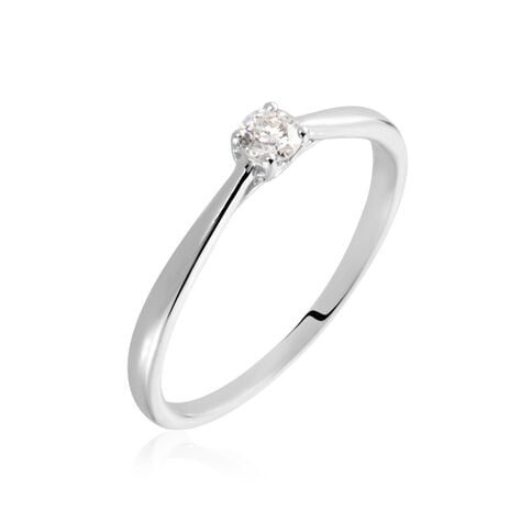 Bague Solitaire Vicoeuria Or Blanc Diamant - Solitaires Femme | Marc Orian