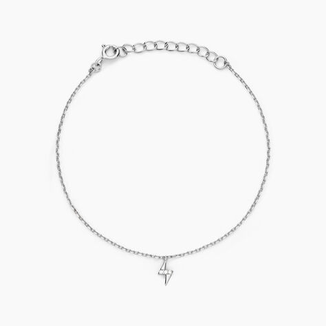 Bracelet Meyline Argent Blanc Oxyde De Zirconium - Bracelets chaînes Femme | Marc Orian
