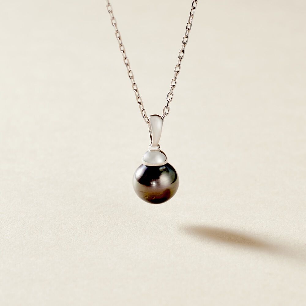 Pendentif Phila Or Blanc Perle De Culture De Tahiti - Pendentifs Femme | Marc Orian