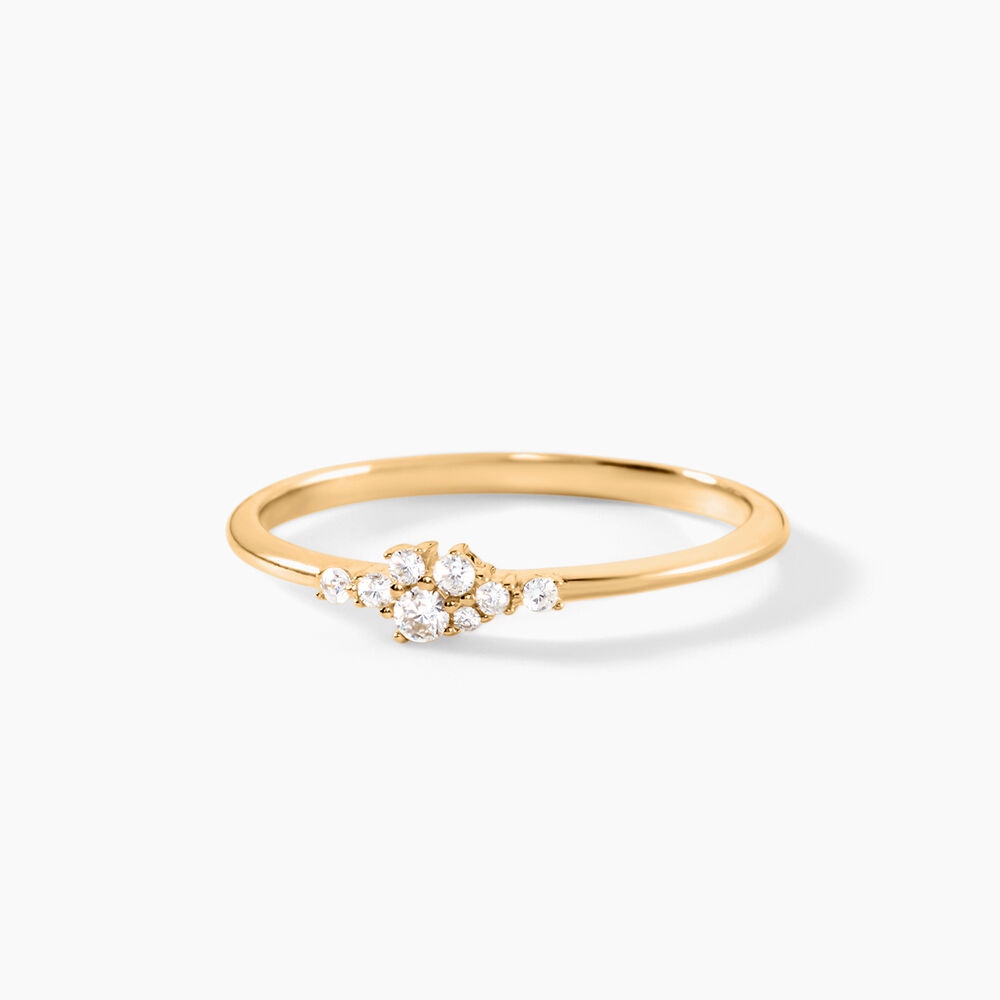 Bague Doline Plaqu&eacute; Or Jaune Oxyde De Zirconium - Bijoux fantaisie Femme | Marc Orian