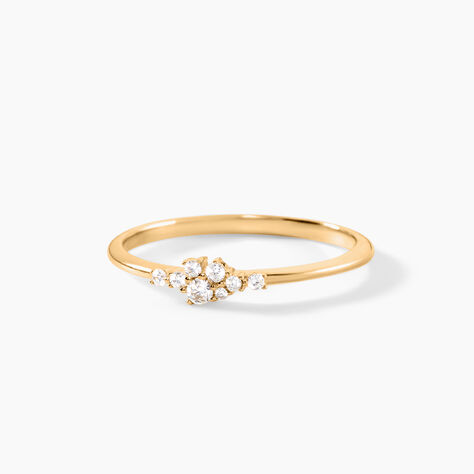 Bague Doline Plaqu&eacute; Or Jaune Oxyde De Zirconium - Bijoux fantaisie Femme | Marc Orian