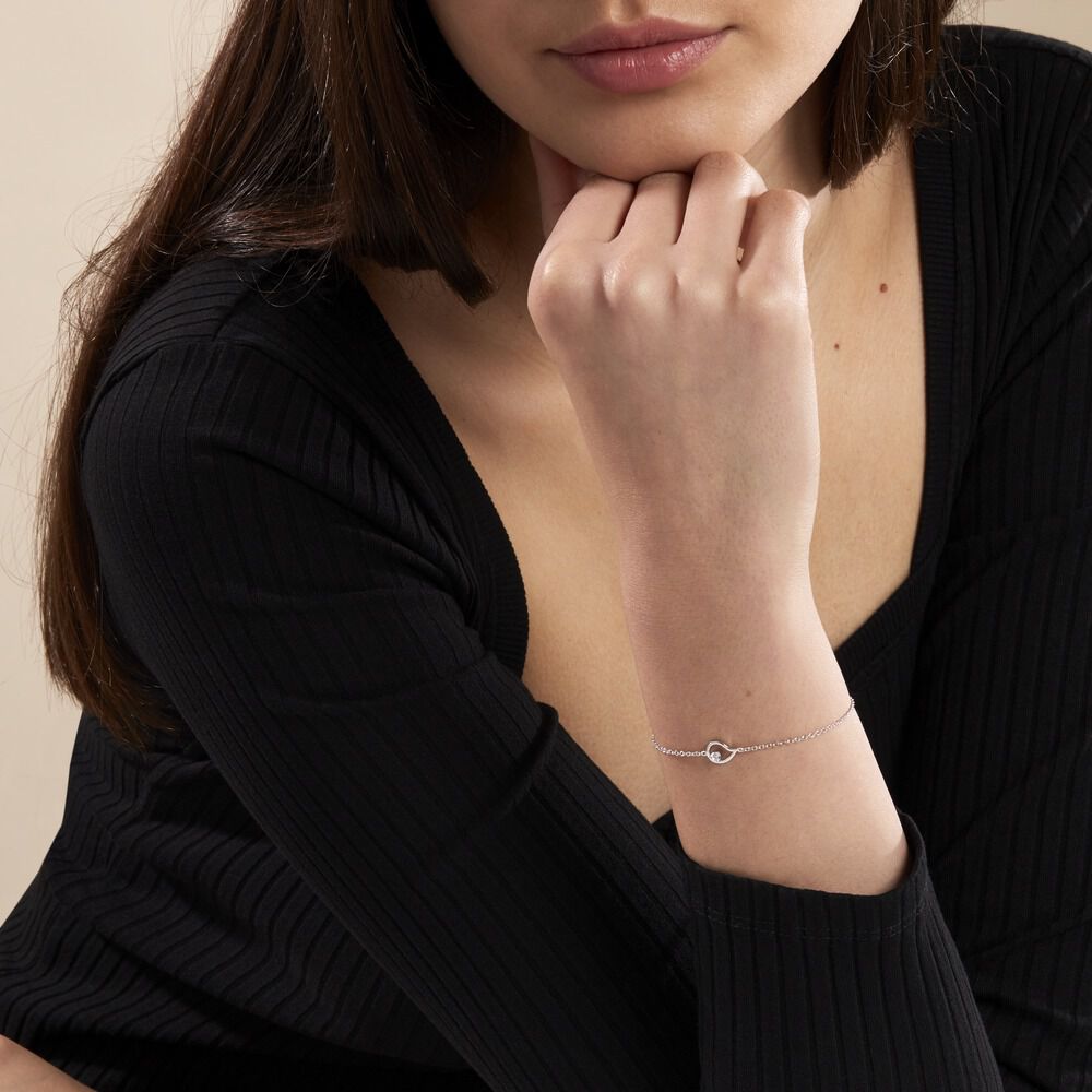 Bracelet Argent Sidonio Oxydes De Zirconium - Bracelets chaînes Femme | Marc Orian