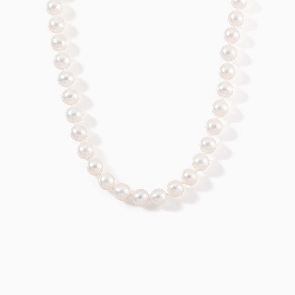 Collier Akoya Or Jaune Perle De Culture D'akoya - Colliers avec pierres Femme | Marc Orian