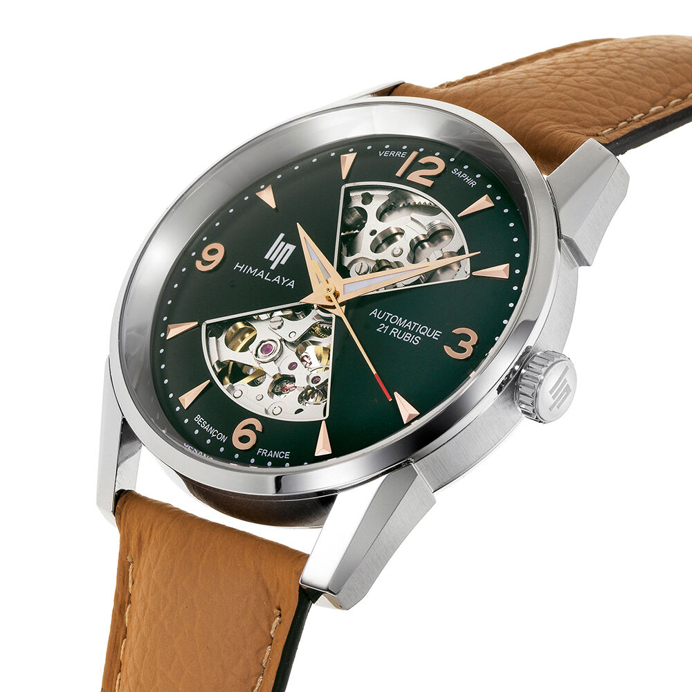 Montre Lip Himalaya Sablier 40 Vert - Montres automatiques Homme | Marc Orian