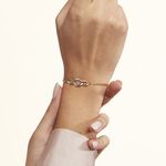 Bracelet Or Bicolore Quintilius - Bracelets cha&icirc;nes Femme | Marc Orian