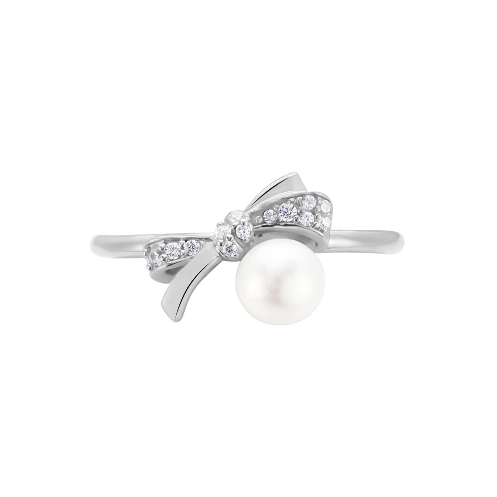 Bague Vittore Argent Perle De Culture - Bagues vintage Femme | Marc Orian