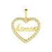 Pendentif Or Jaune Ramouna Oxyde De Zirconium - Pendentifs Femme | Marc Orian