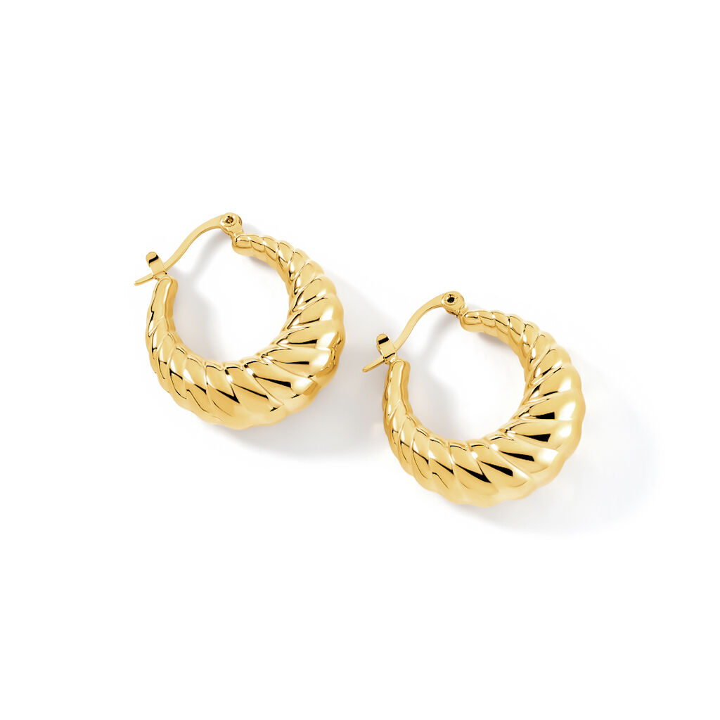 Cr&eacute;oles Clive Acier Dor&eacute; - Cr&eacute;oles Femme | Marc Orian