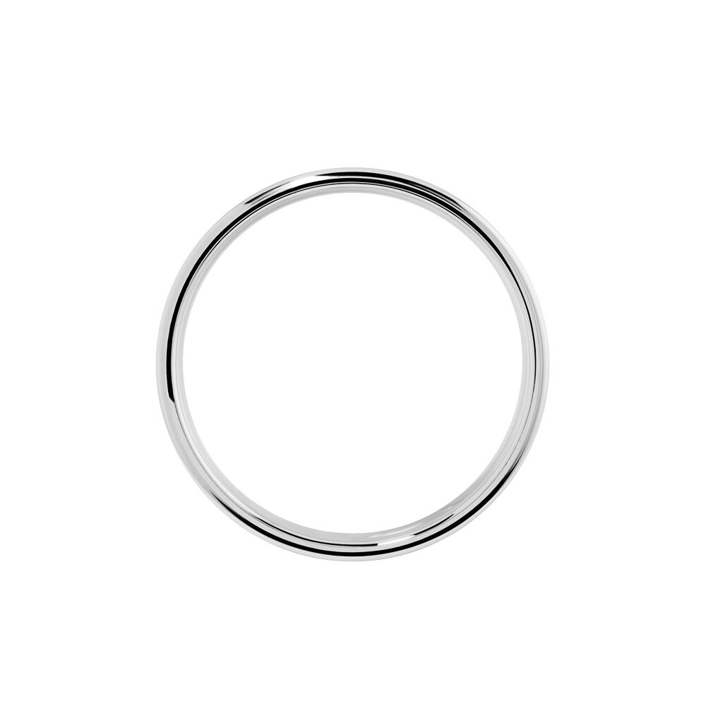 Alliance Merylle Ruban Plat Or Blanc - Alliances duo Unisex | Marc Orian