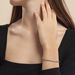 Bracelet Jany Maille Palmier Or Blanc - Bracelets mailles Femme | Marc Orian