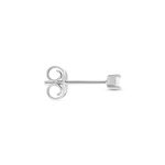 Boucle D'oreille Puces Myralie Or Blanc Diamant - Puces Femme | Marc Orian