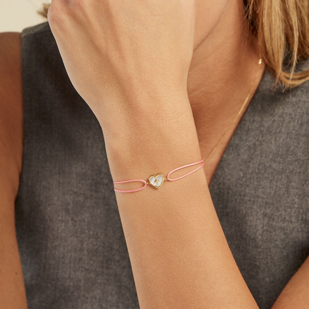 Bracelet Chenaniah Or Jaune Nacre - Bracelets cordons Famille | Marc Orian