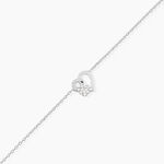 Bracelet Lucianna Argent Blanc Oxyde De Zirconium - Bracelets fantaisie Femme | Marc Orian