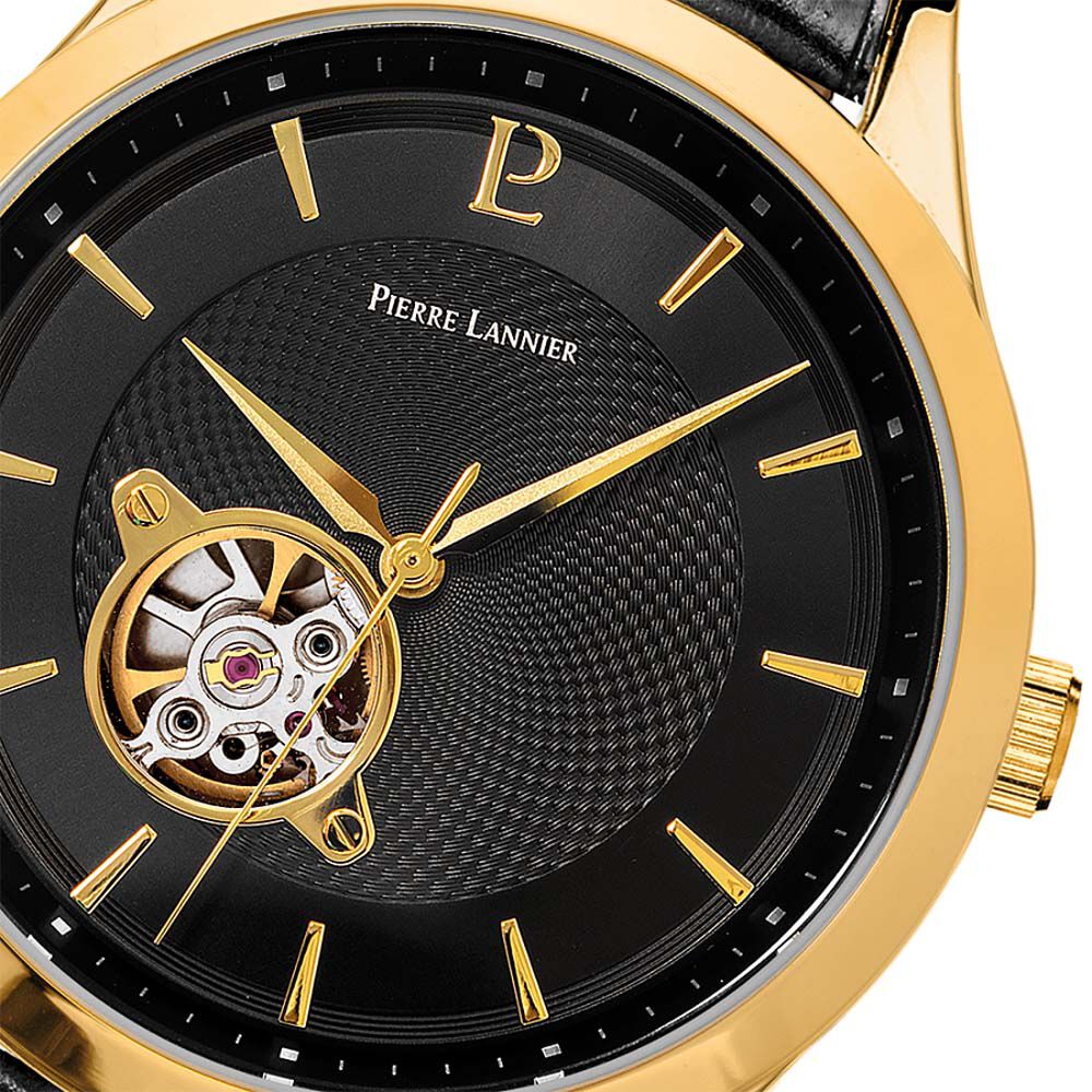 Montre Pierre Lannier Fleuret Noir - Montres automatiques Homme | Marc Orian