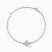 Bracelet Mailys Argent Blanc Oxyde De Zirconium - Bracelets chaînes Femme | Marc Orian