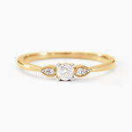 Bague Athenias Or Jaune Diamant - Solitaires Femme | Marc Orian