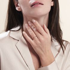 Bague Solitaire Or Rose Lexine Morganite - Bagues Femme | Marc Orian