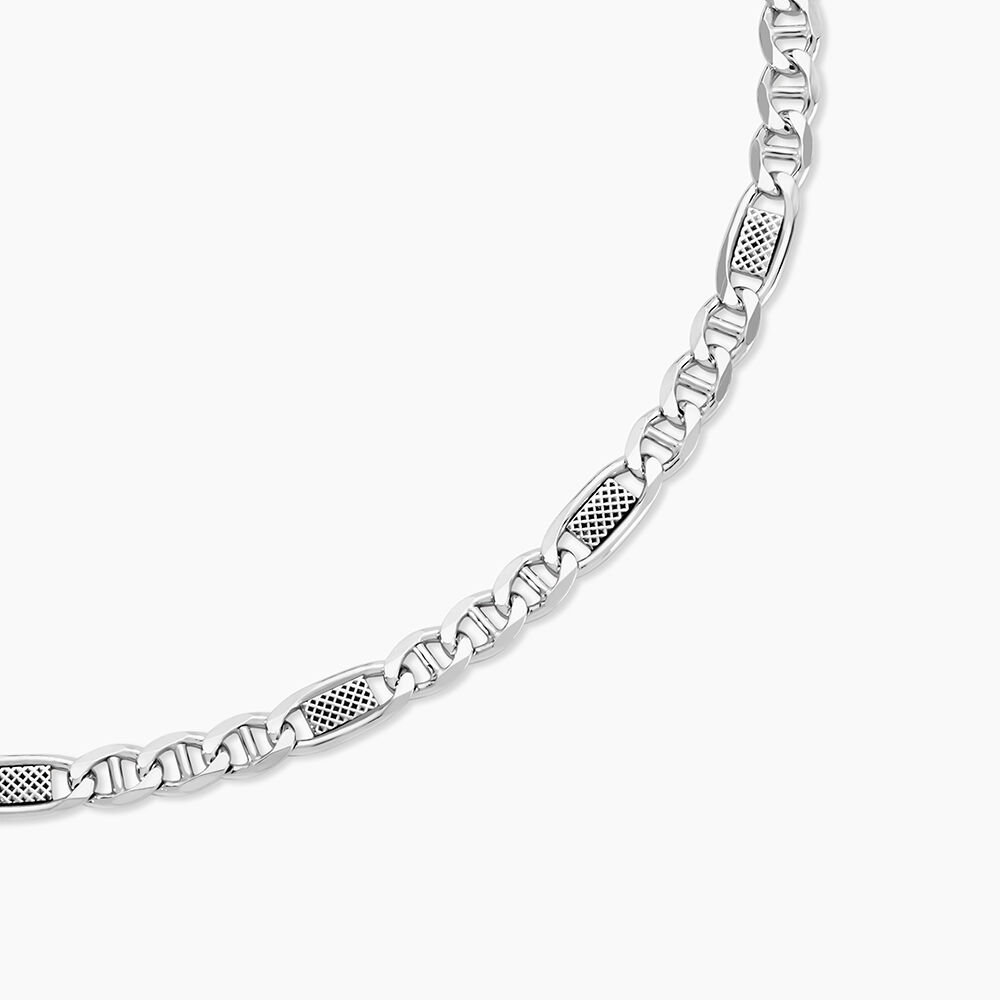 Chaine Jeremi Argent Blanc - Chaines Homme | Marc Orian