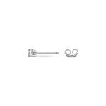 Boucles D'oreilles Puces Clavie Or Blanc Diamant - Puces Femme | Marc Orian