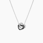 Collier Lovea Argent Blanc C&eacute;ramique Et Oxyde De Zirconium - Colliers avec pierres Femme | Marc Orian