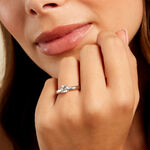 Bague Solitaire Platine Blanc Diamant - Solitaires Femme | Marc Orian