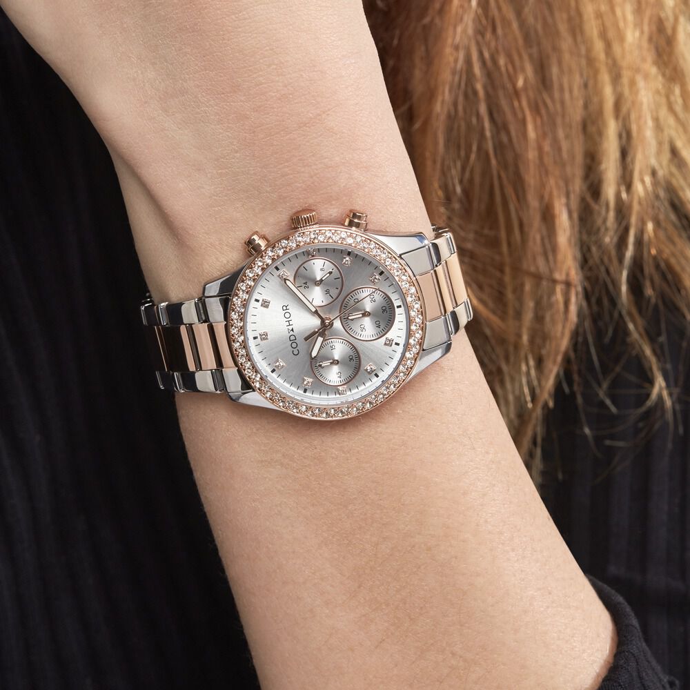 Montre Codhor Julia Argenté - Montres étanches Femme | Marc Orian