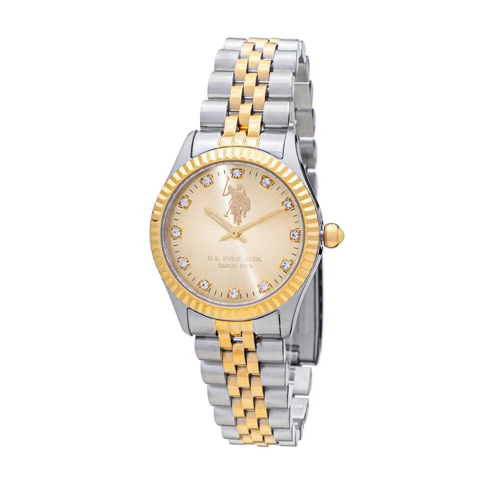 Montre U.s. Polo Assn. Champagne - Montres étanches Femme | Marc Orian