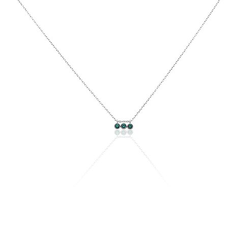 Collier Kasey Argent Blanc Oxyde De Zirconium - Colliers avec pierres Femme | Marc Orian