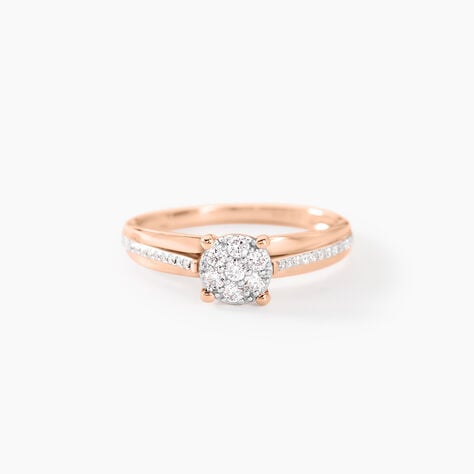 Bague Kate Or Rose Diamant - Parures de mariage Femme | Marc Orian